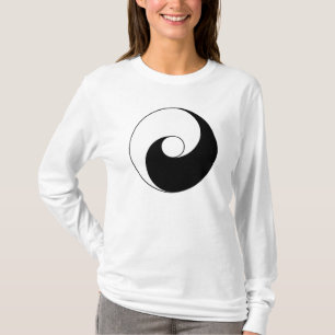 T-shirt Versão antiga de Taijitu por Lai Zhi-De Yin Yang