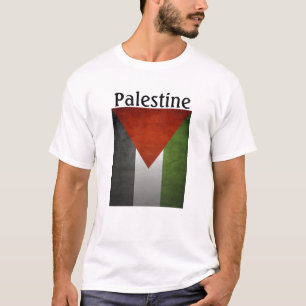 T-shirt vertical palestino da bandeira