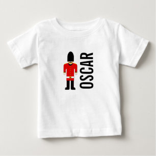 T-shirt Veste britânica do bebê de Gerber do soldado
