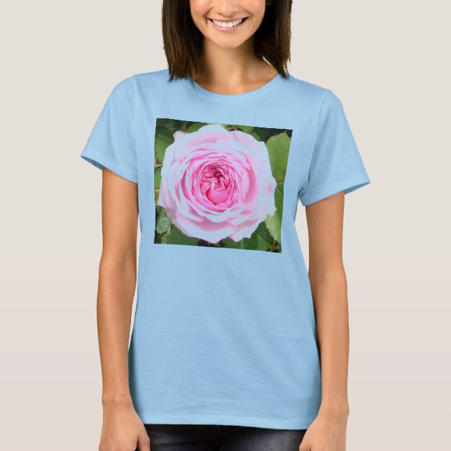 T-shirt vestida por rosa (Frente)