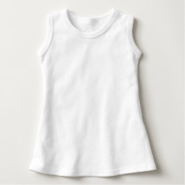 T-shirt Vestido para Bebês sem Mangas