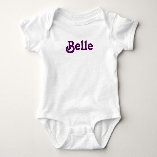 T-shirt Vestuário Bebê Belle (Frente)