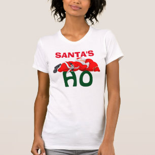 T-shirt Vestuário Feminino Jersey Fino Manga Curta/Santa