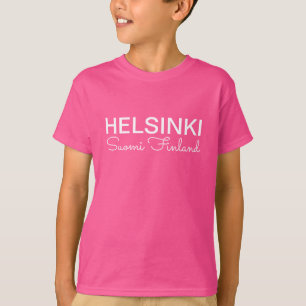 T-shirt Vestuário personalizado Helsinki Metro Scroll