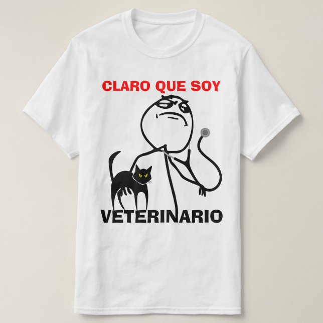 T-shirt Veterinario (Frente do Design)