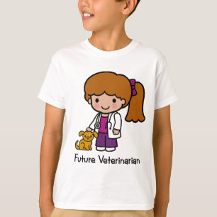 T-shirt Veterinário futuro - menina