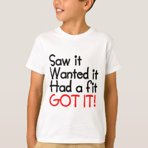 T-SHIRT VI, QUERIA, TINHA UMA AJUSTADO, CONSEGUI