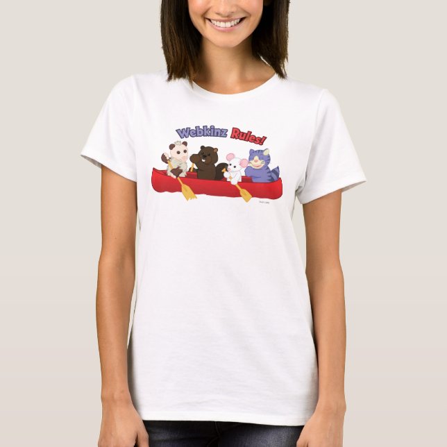 T-shirt Viagem da canoa das regras de Webkinz | Webkinz (Frente)