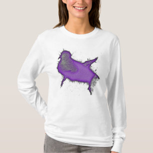 T-shirt Viagem das senhoras de uma Capa longa ideal