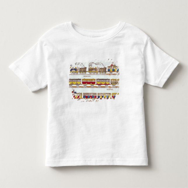 T-shirt Viagem do trilho em 1845 (Frente)