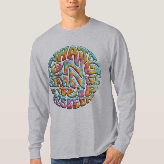 T-shirt Viagem longa, estranha (Frente)