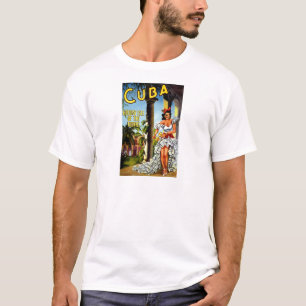 T-shirt Viagens vintage de Dançarino Cubano