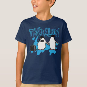 T-shirt Viajando (Pinguins)