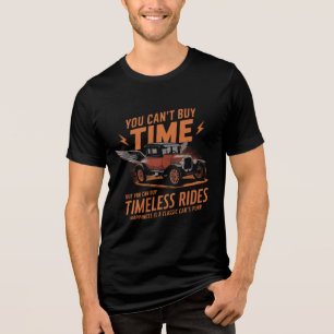 T-Shirt Viajante Do Tempo Vintage.