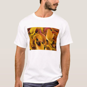 T-shirt Vibrantes copos-de-leite coloridos no