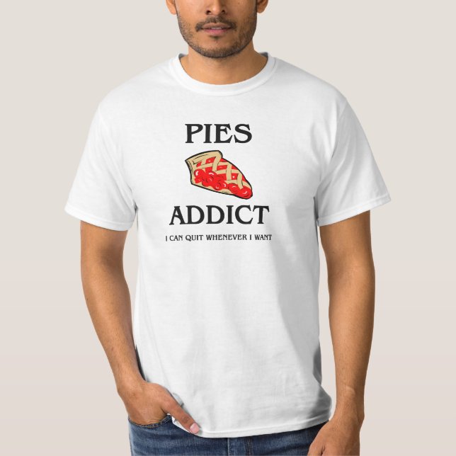 T-shirt Viciado das tortas (Frente)