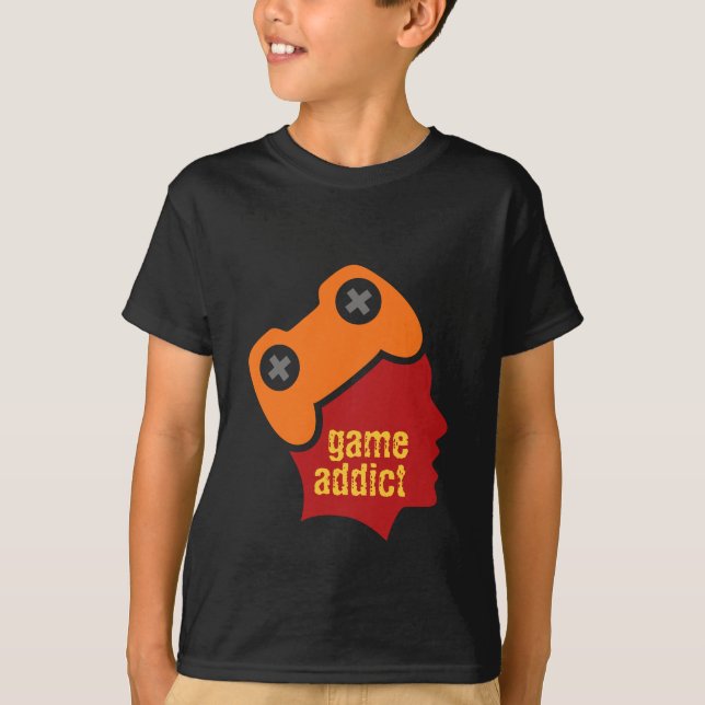 T-shirt Viciado do jogo (Frente)