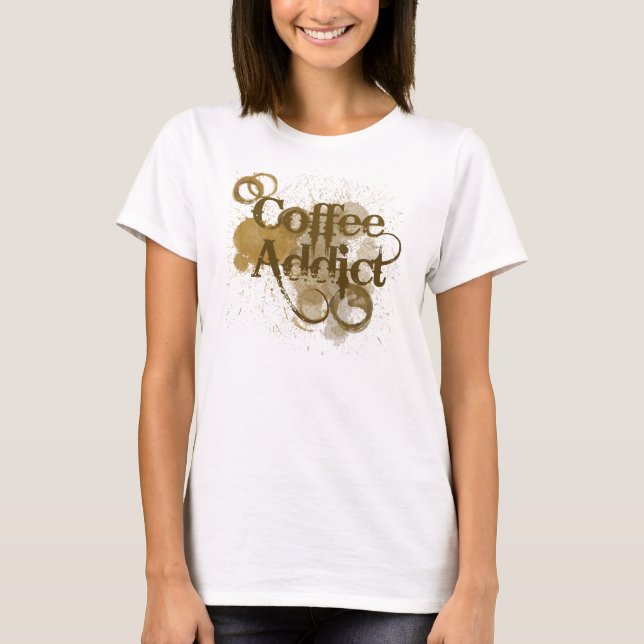 T-shirt Viciado em café (Frente)