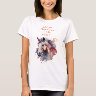 T-Shirt Viciado em Cavalo