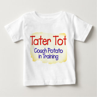 T-shirt Viciado em televisão do pequeno de Tater no