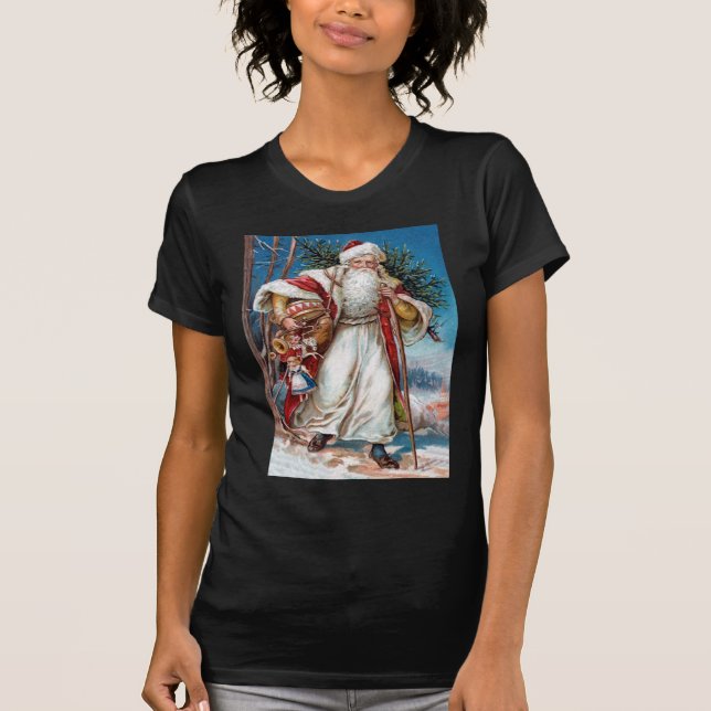 T-shirt Victorian Santa Claus (Frente)
