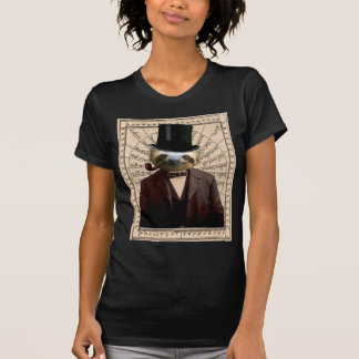 T-shirt Victorian Steampunk do homem da preguiça