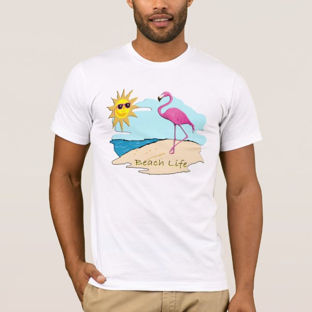 T-shirt Vida da praia (Frente)