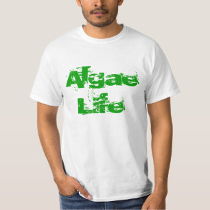 T-shirt Vida das algas (branco do valor)