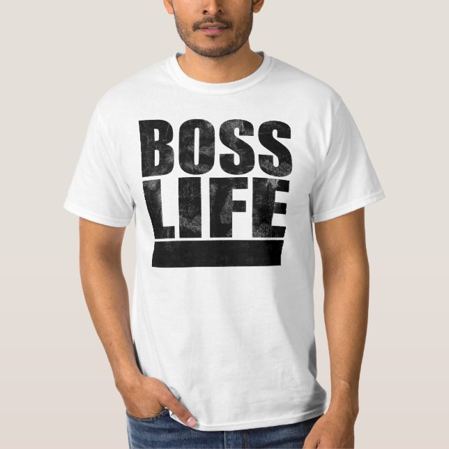 T-shirt Vida do chefe (Frente)