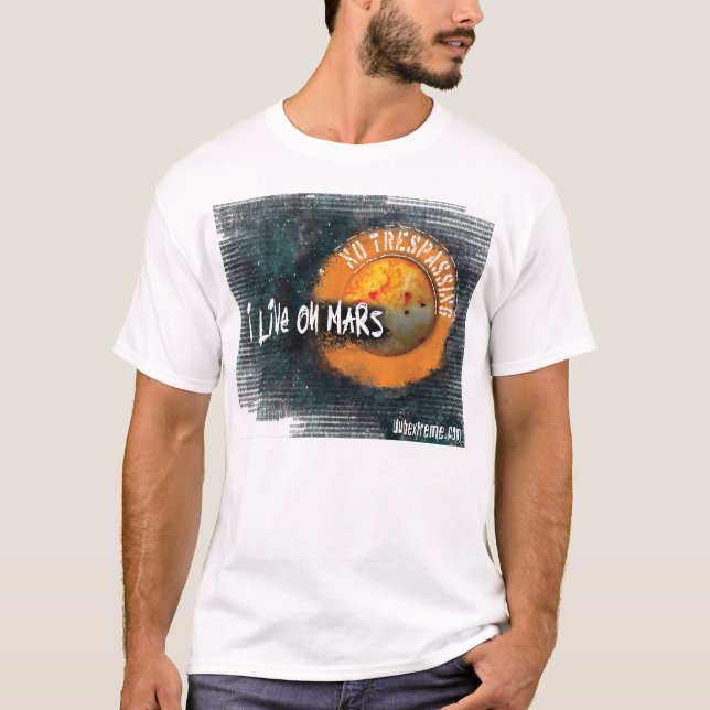 T-shirt Vida em Marte (Frente)