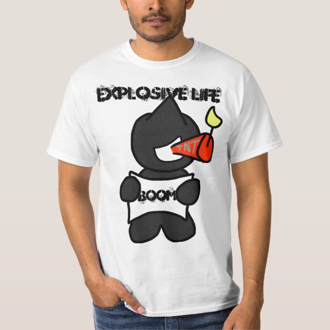 T-shirt vida explosiva (Frente)