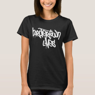 T-shirt vidas na cidade da fronteira