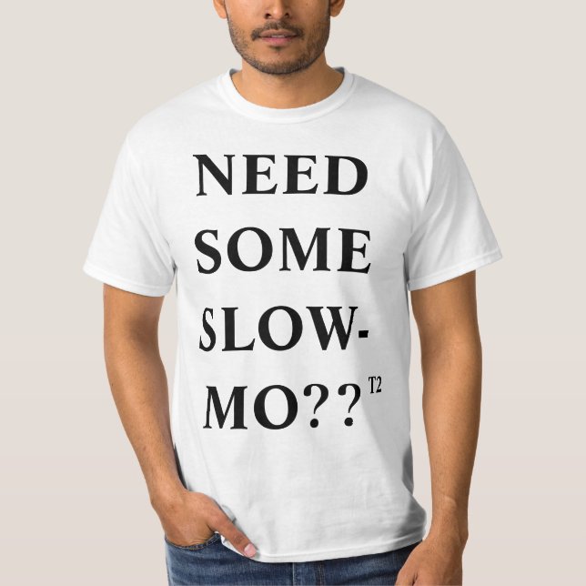 T-shirt Vídeo de movimento lento (Frente)