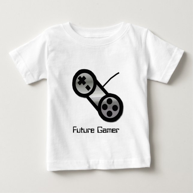 T-shirt video futuro do Gamer (Frente)
