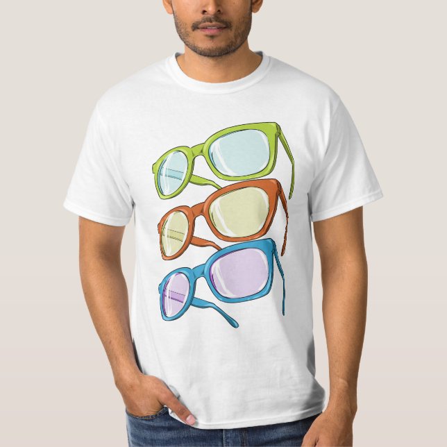 T-shirt Vidros coloridos (Frente)