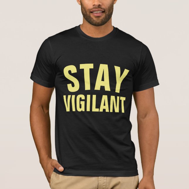T-shirt VIGILANTES da ESTADA (Frente)