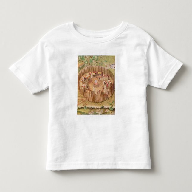 T-shirt Vila indiana fortificada, 'de Brevis (Frente)