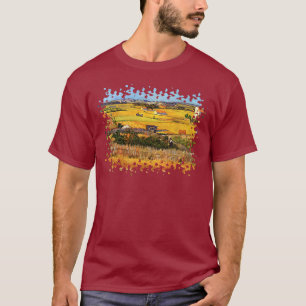 T-shirt Vincent Van Gogh - Colheita em La Crau Fine Art