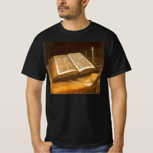 T-shirt Vincent van Gogh - Natureza-morta com Bíblia