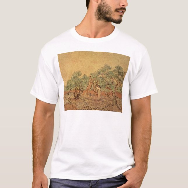 T-shirt Vincent van Gogh| O olival, 1889 (Frente)