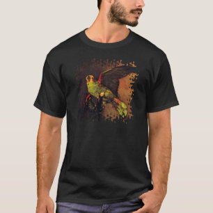 T-shirt Vincent Van Gogh - O Papagaio Verde Amante dos Pás