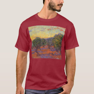 T-shirt Vincent van Gogh - Olival, Céu Laranja