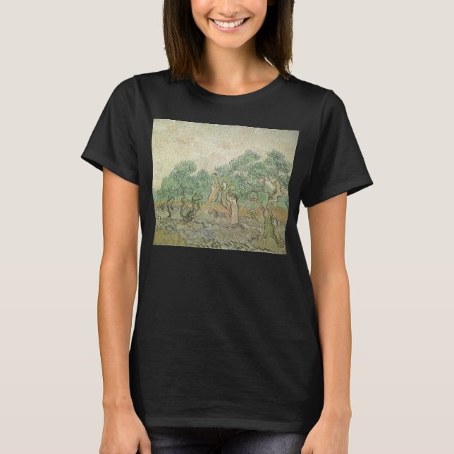 T-shirt Vincent van Gogh - Olive Picking (Frente)