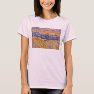 T-shirt Vincent van Gogh - Paisagem em Auvers sob a Chuva
