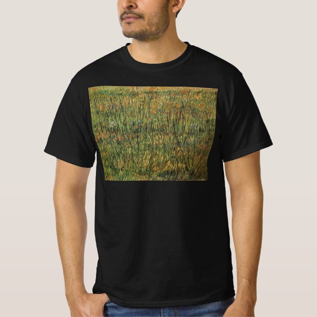 T-shirt Vincent van Gogh - Pastagem em Bloom (Frente)
