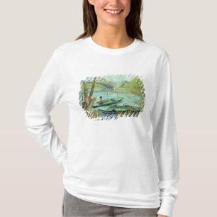 T-shirt Vincent van Gogh   que pescam na primavera