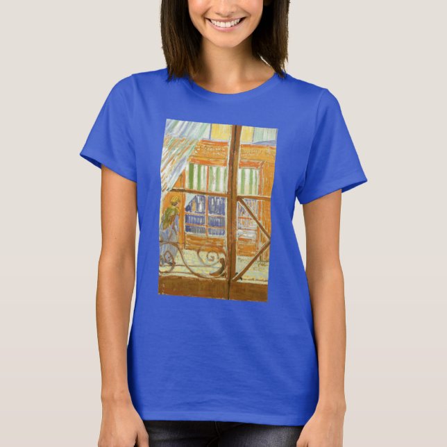 T-shirt Vincent van Gogh - Uma Janela Compre do Carniceiro (Frente)