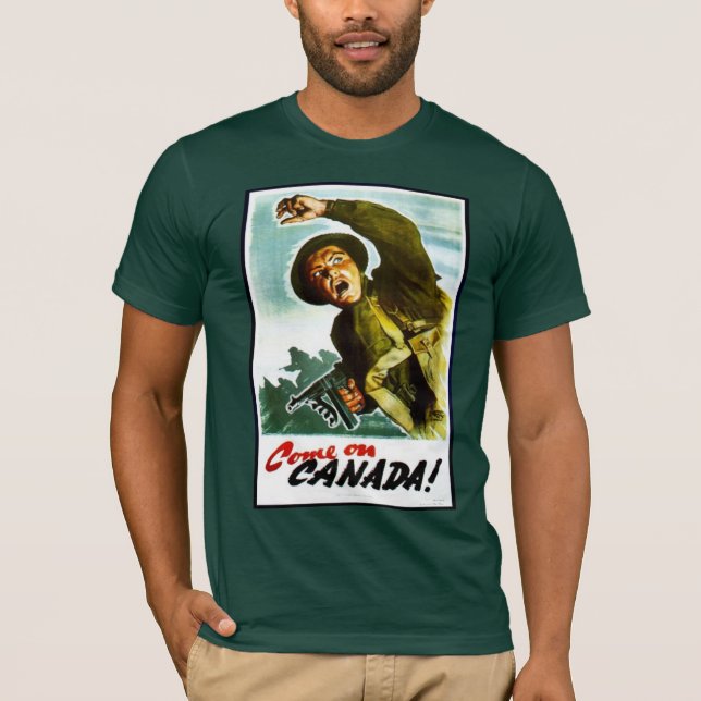 T-shirt Vindo em Canadá! (Frente)