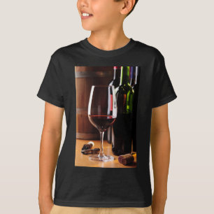 T-shirt Vinho tinto
