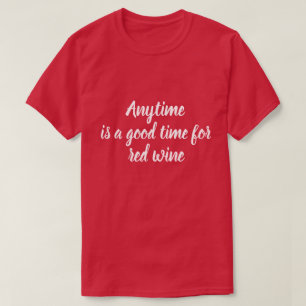T-shirt Vinho tinto
